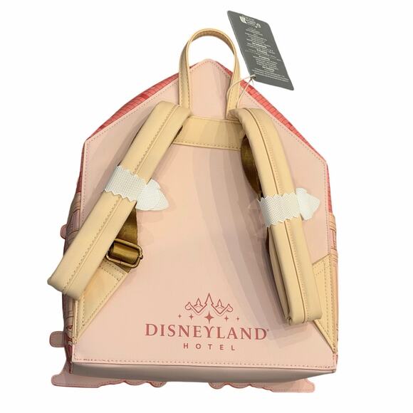 EXCLUSIVE Loungefly Disney Paris Disneyland Hotel Clock Mickey Mini Backpack NWT main image 6